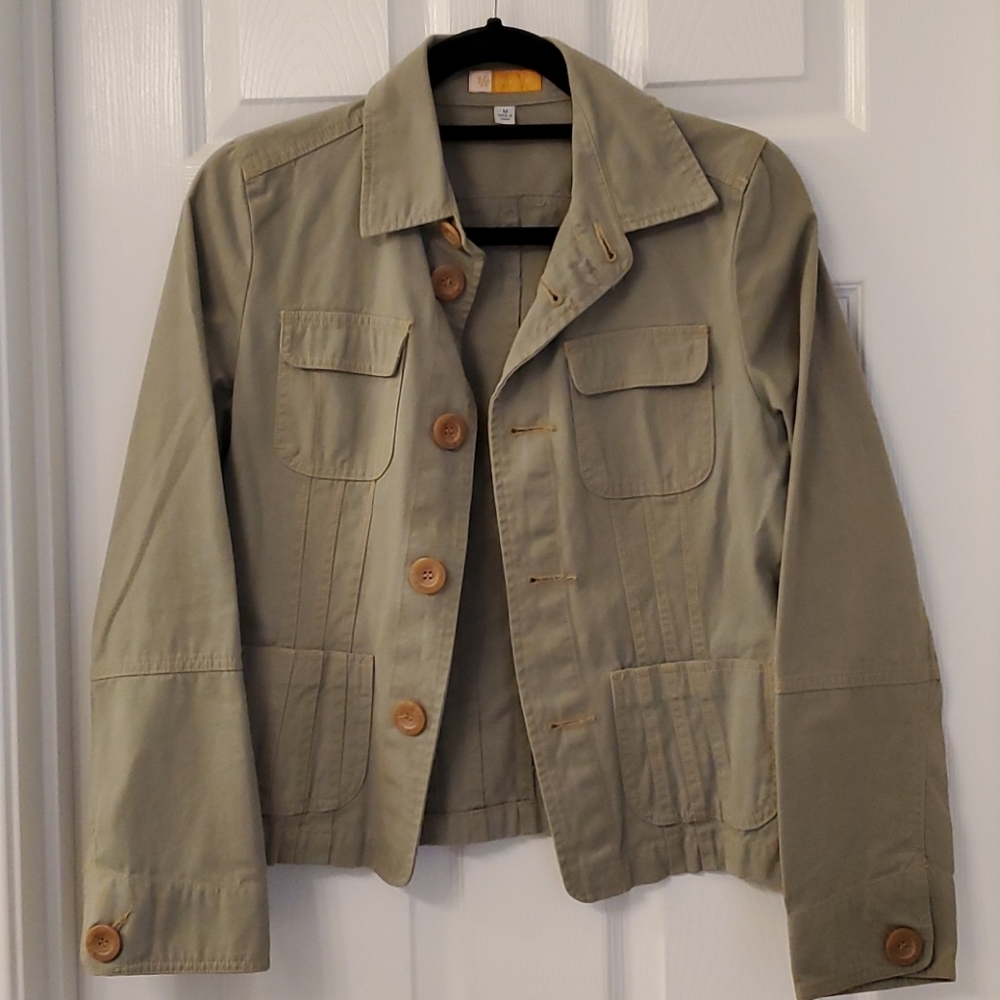 Tulle Army/Utility Jacket